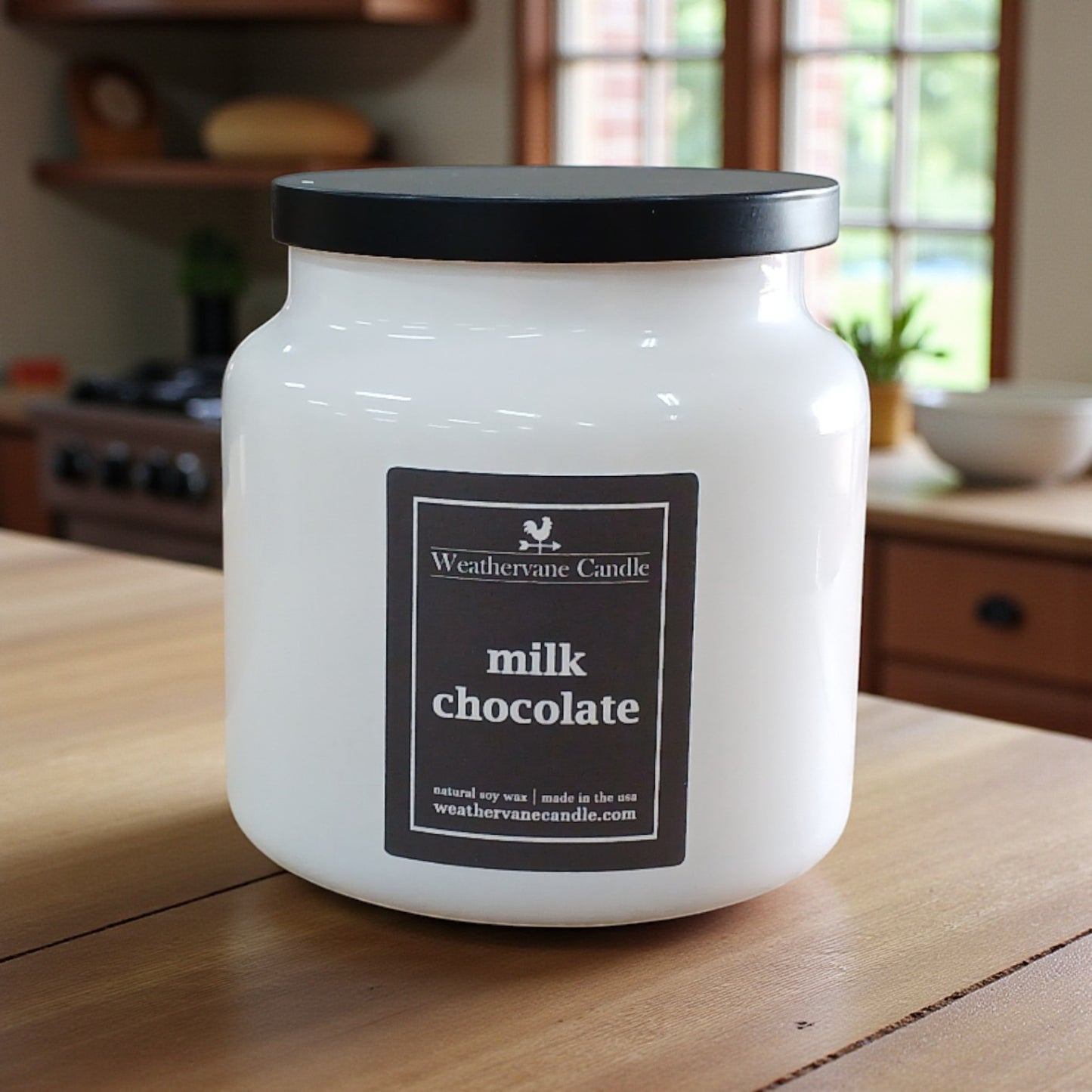 Milk Chocolate Porchlight Apothecary Jar Candle (16oz)