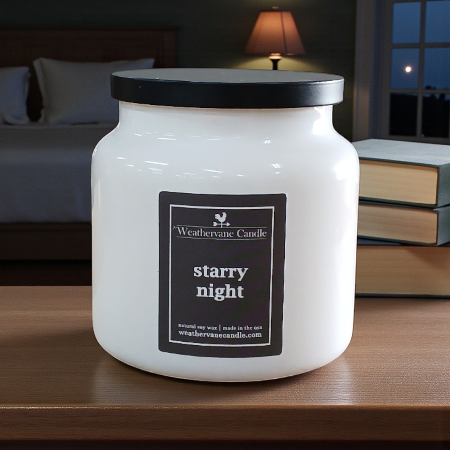 Starry Night Porchlight Apothecary Jar Candle (16oz)