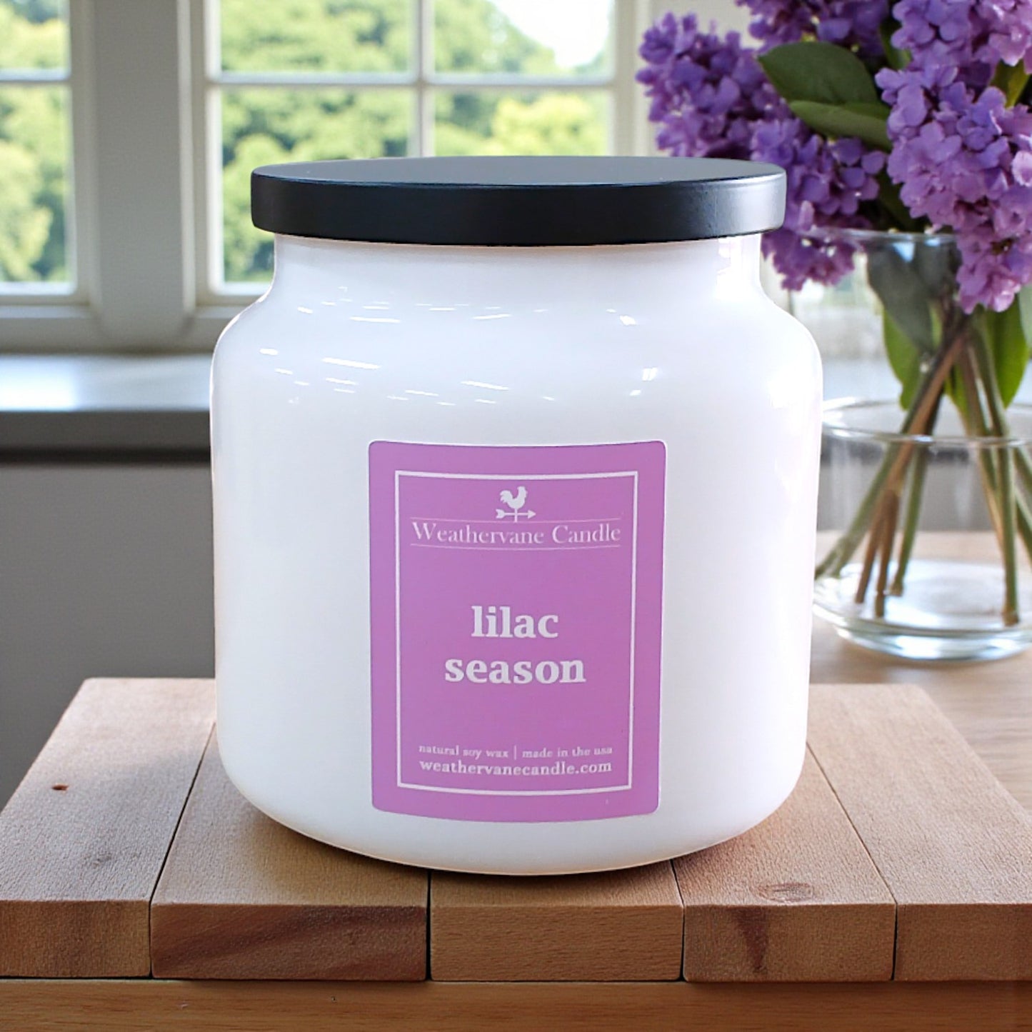Lilac Season Backroads Apothecary Jar Candle (16oz)