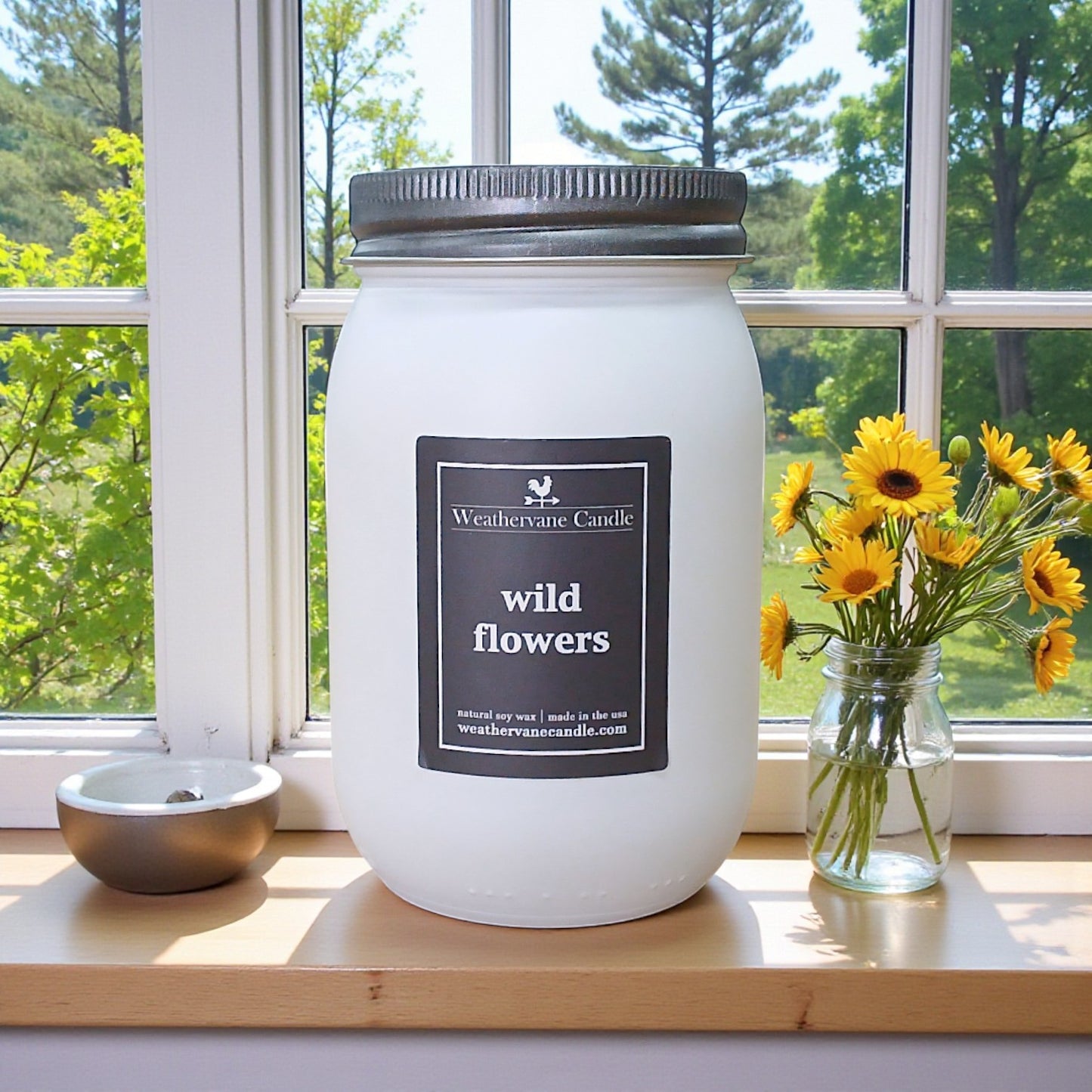 Wild Flowers Porchlight Canning Jar Candle (12.5oz)