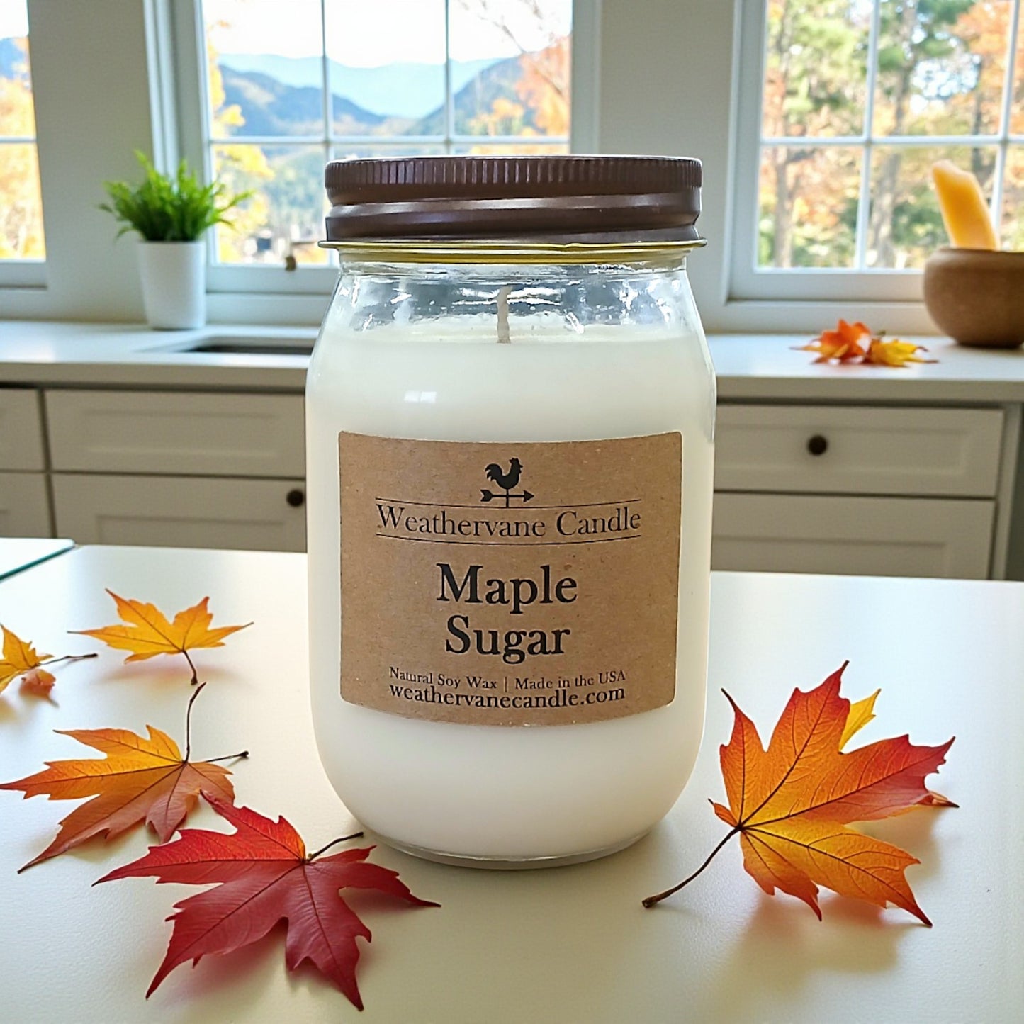 Maple Sugar Homestead Canning Jar Candle (12.5oz)