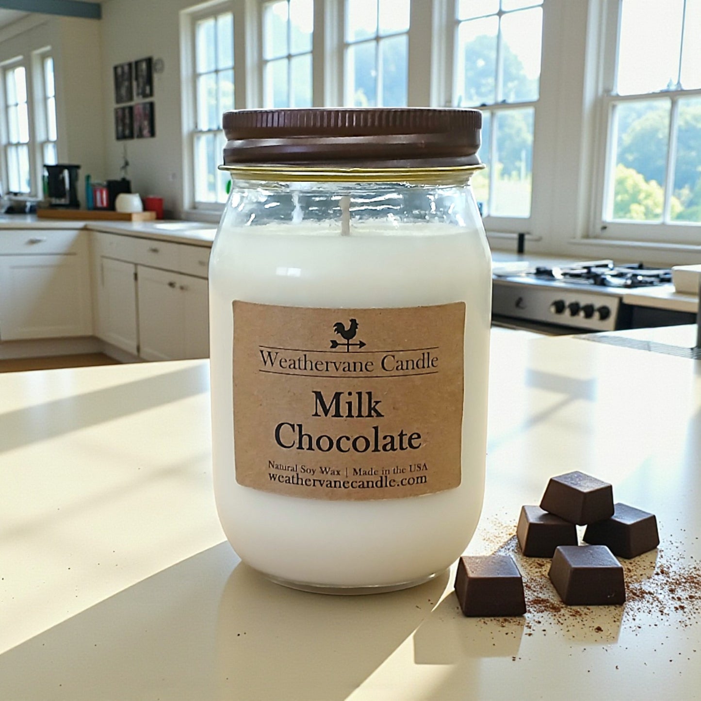 Milk Chocolate Homestead Canning Jar Candle (12.5oz)