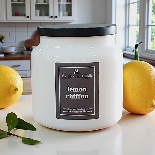 Lemon Chiffon Porchlight Apothecary Jar Candle (16oz)