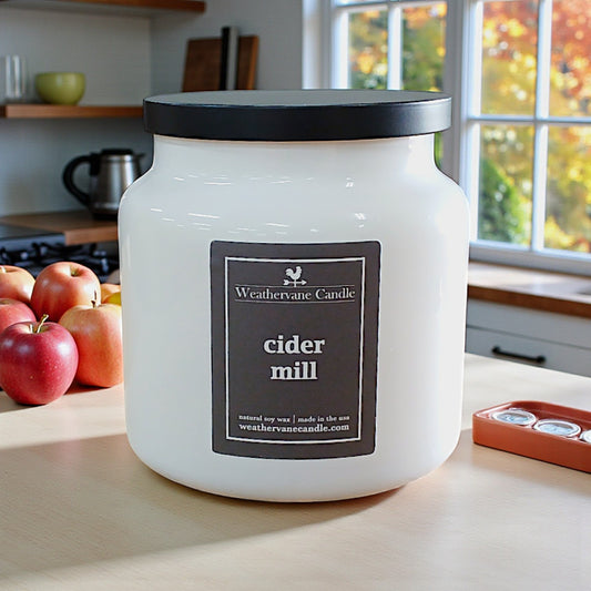 Cider Mill Porchlight Apothecary Jar Candle (16oz)