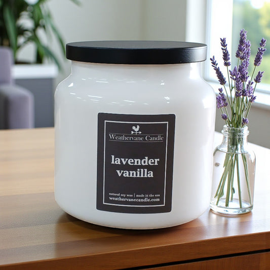 Lavender Vanilla Porchlight Apothecary Jar Candle (16oz)
