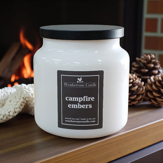 Campfire Embers Porchlight Apothecary Jar Candle (16oz)