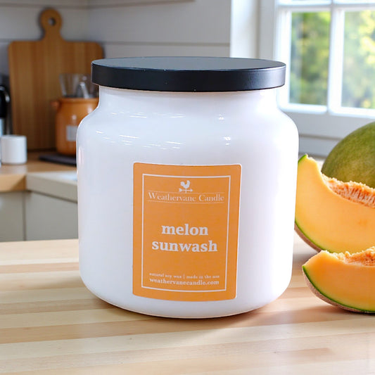 Melon Sunwash Backroads Apothecary Jar Candle (16oz)