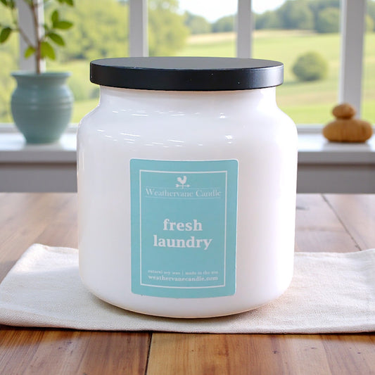 Fresh Laundry Backroads Apothecary Jar Candle (16oz)
