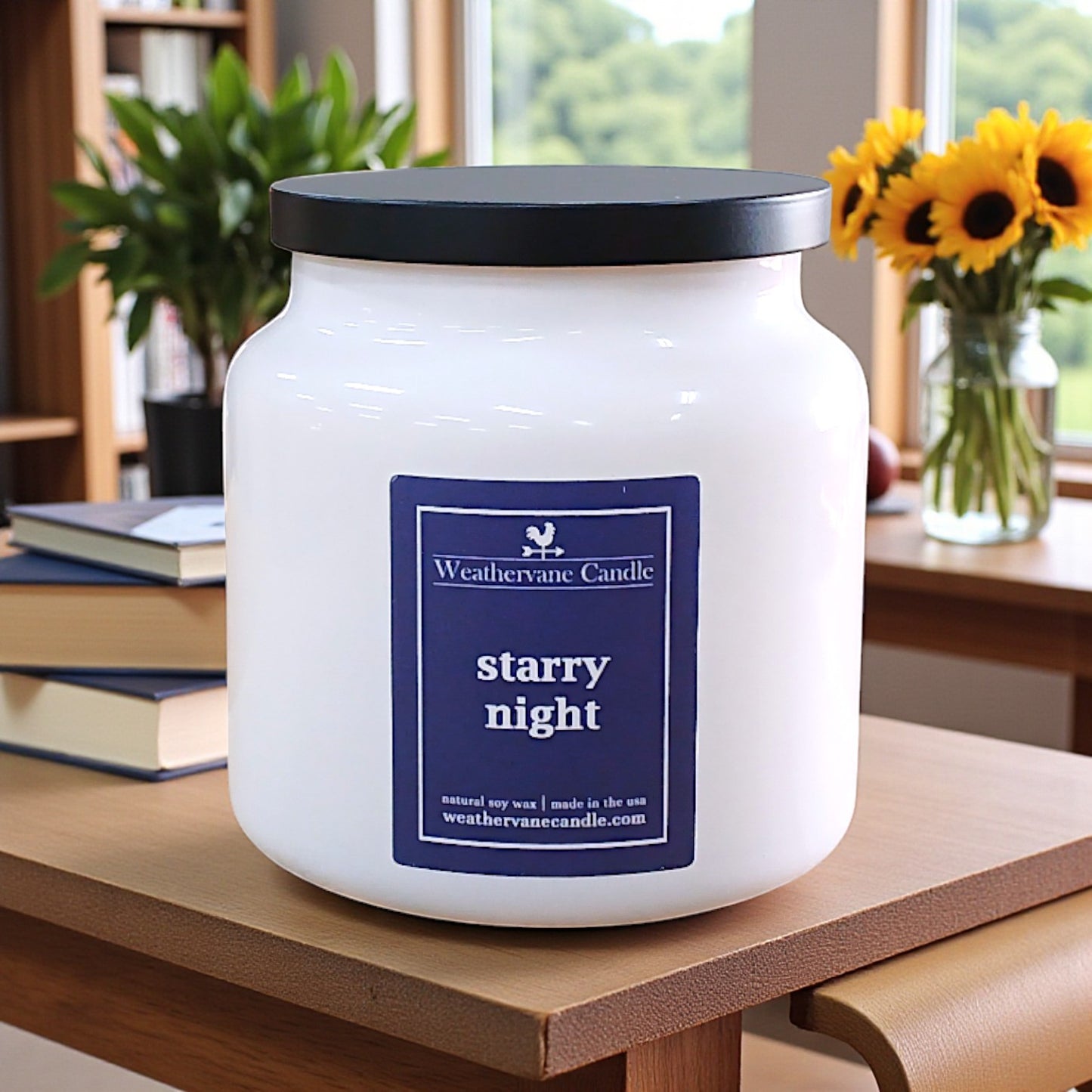 Starry Night Backroads Apothecary Jar Candle (16oz)