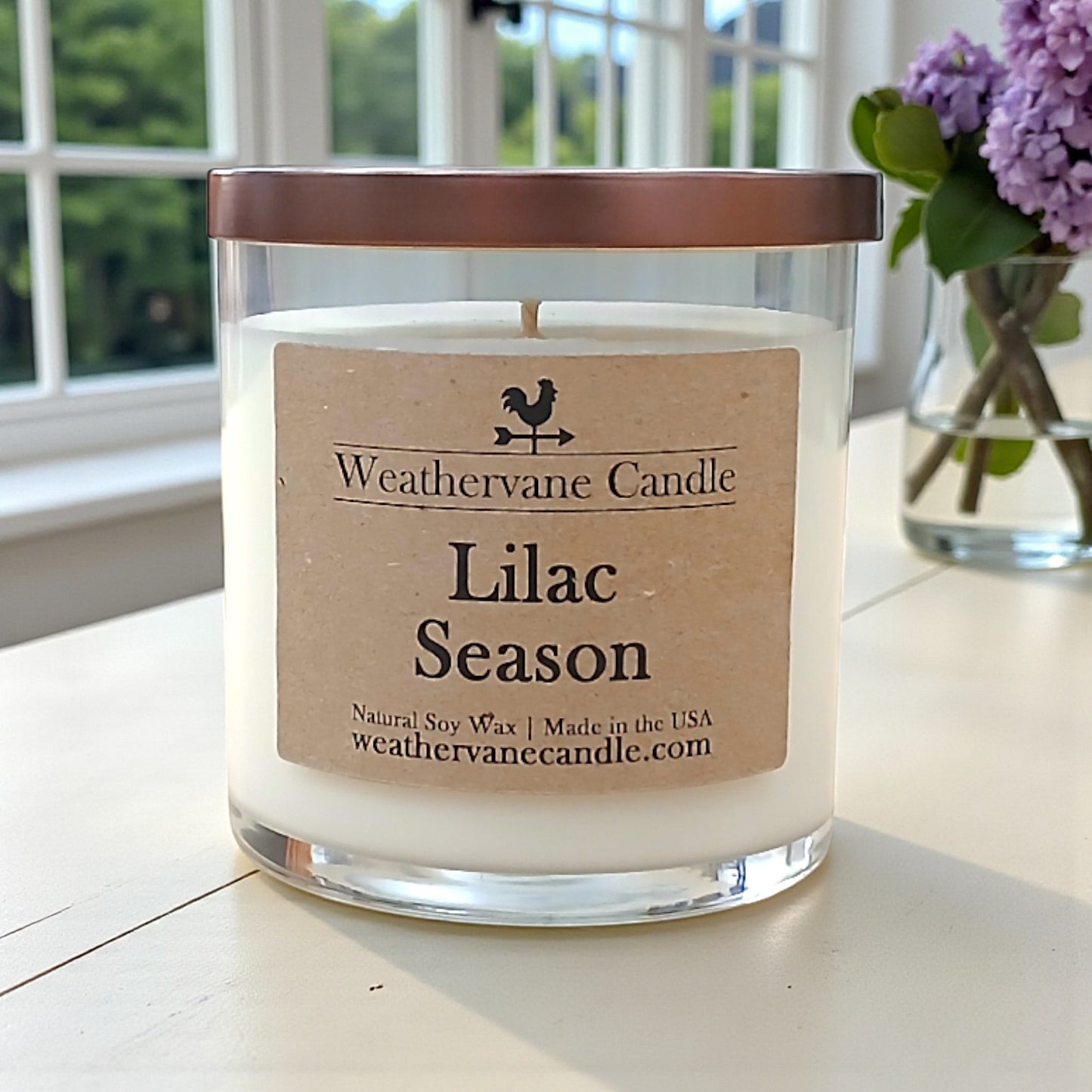 Lilac Season Homestead Candle Tumbler (8.5oz)