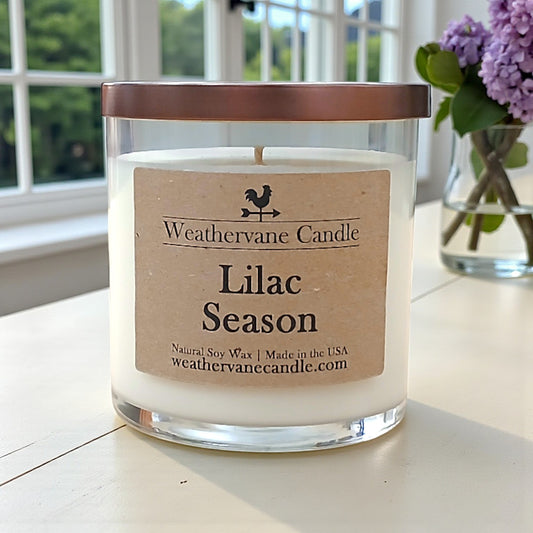 Lilac Season Homestead Candle Tumbler (8.5oz)