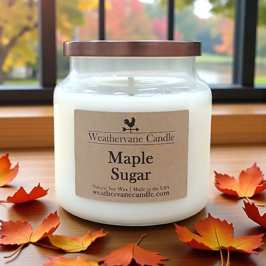 Maple Sugar Homestead Apothecary Jar Candle (16oz)