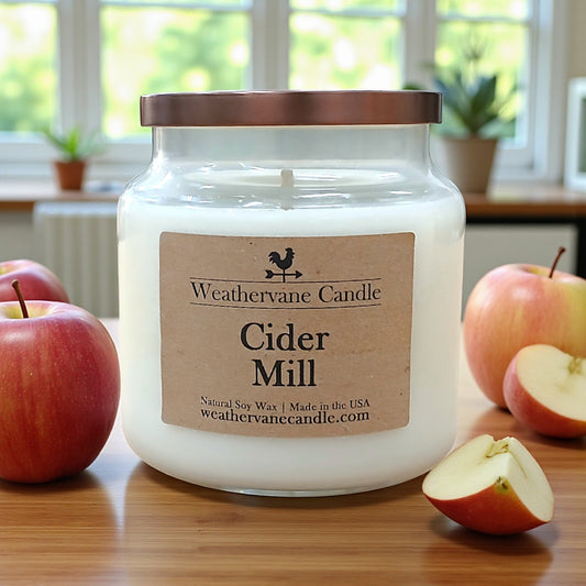 Cider Mill Homestead Apothecary Jar Candle (16oz)