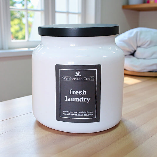 Fresh Laundry Porchlight Apothecary Jar Candle (16oz)