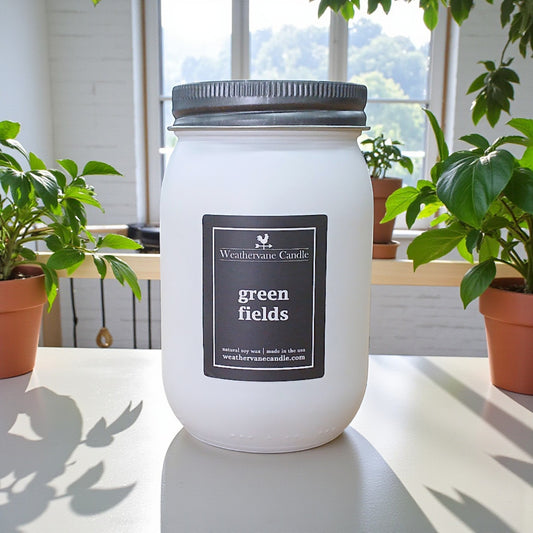 Green Fields Porchlight Canning Jar Candle (12.5oz)