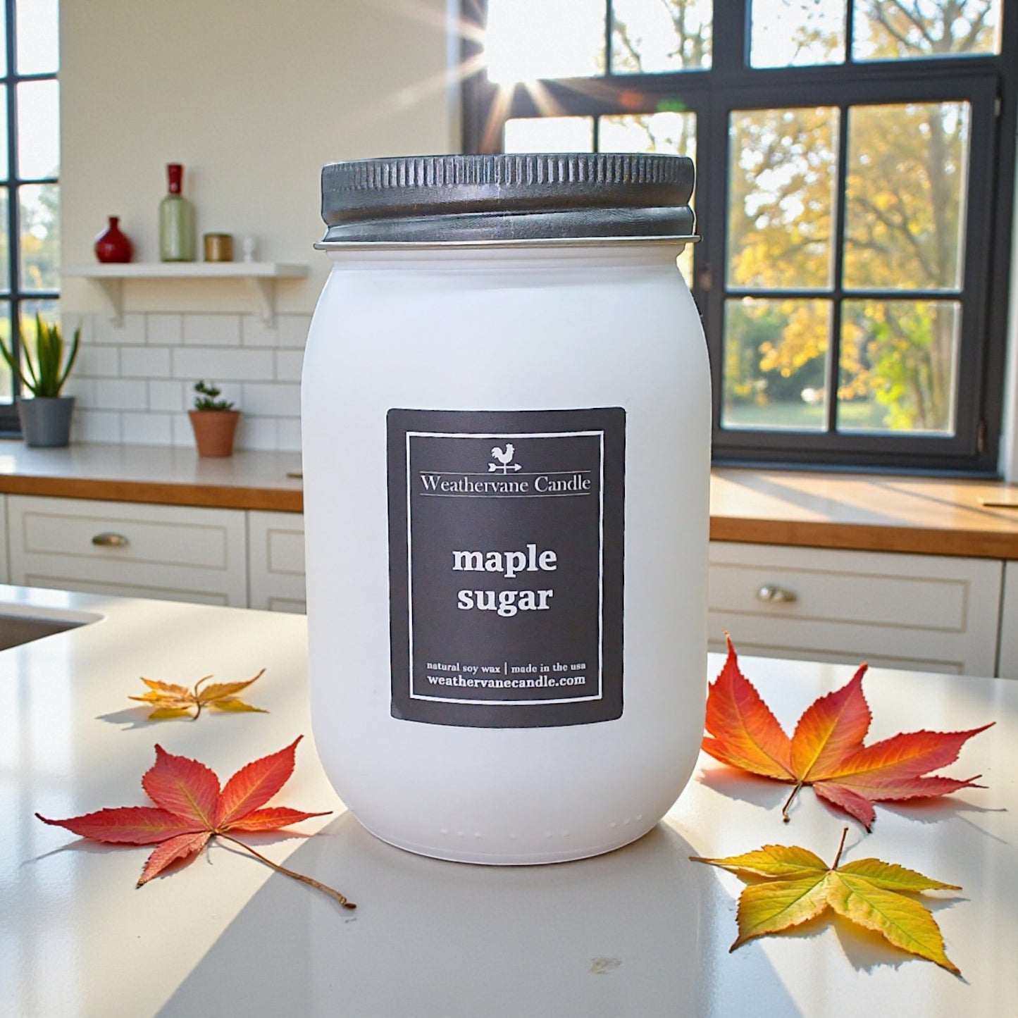 Maple Sugar Porchlight Canning Jar Candle (12.5oz)