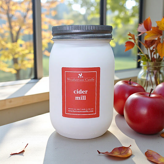 Cider Mill Backroads Canning Jar Candle (12.5oz)