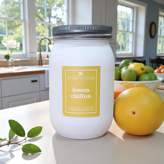 Lemon Chiffon Backroads Canning Jar Candle (12.5oz)