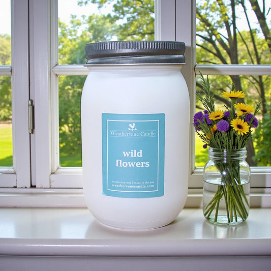 Wild Flowers Backroads Canning Jar Candle (12.5oz)