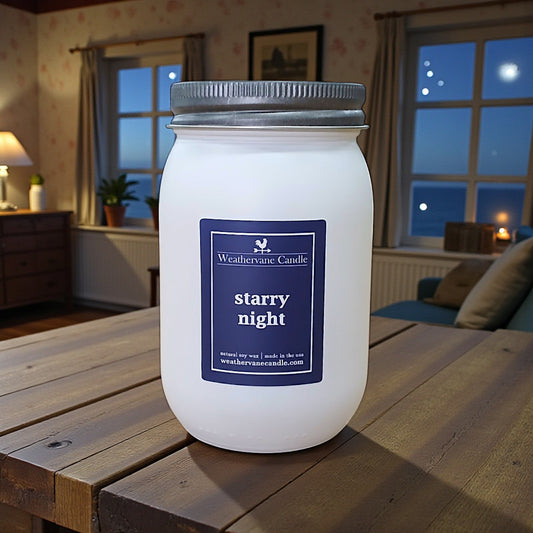 Starry Night Backroads Canning Jar Candle (12.5oz)