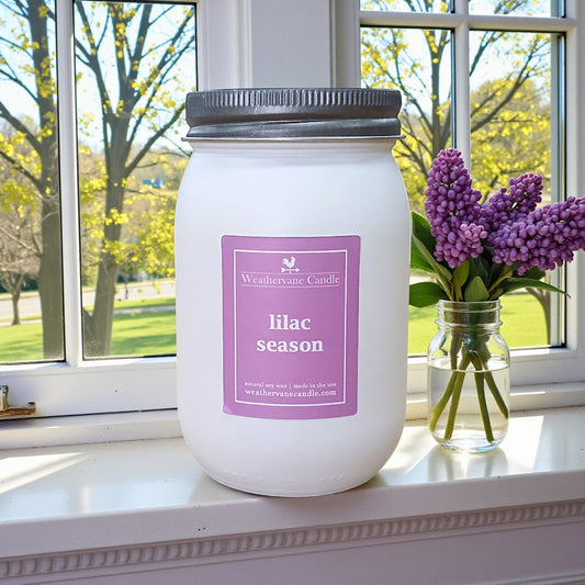 Lilac Season Backroads Canning Jar Candle (12.5oz)