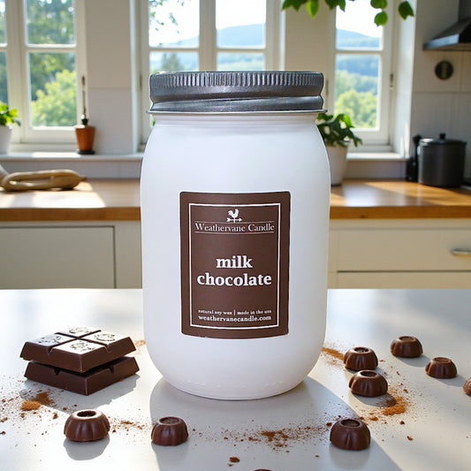 Milk Chocolate Backroads Canning Jar Candle (12.5oz)