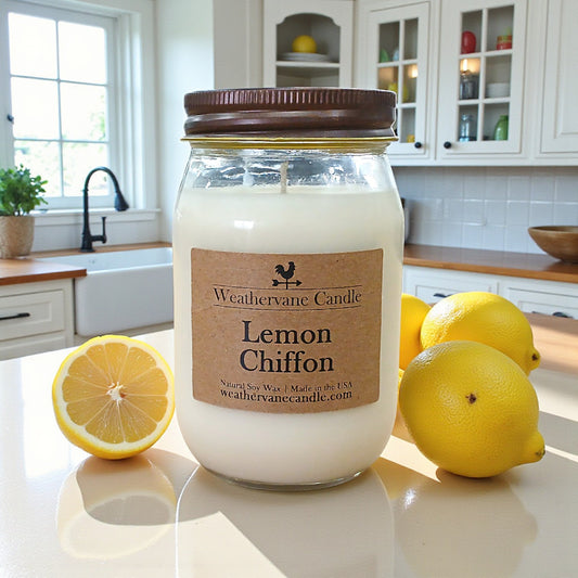 Lemon Chiffon Homestead Canning Jar Candle (12.5oz)