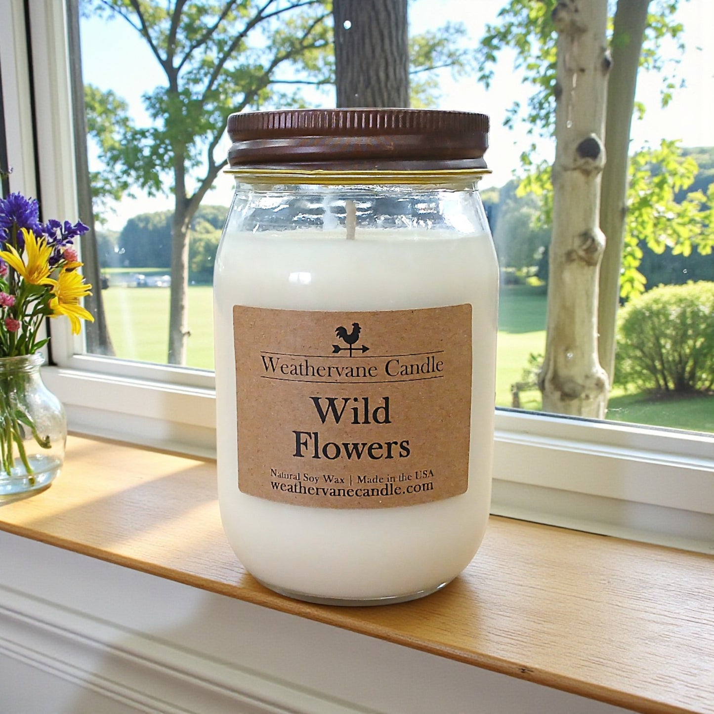 Wild Flowers Homestead Canning Jar Candle (12.5oz)